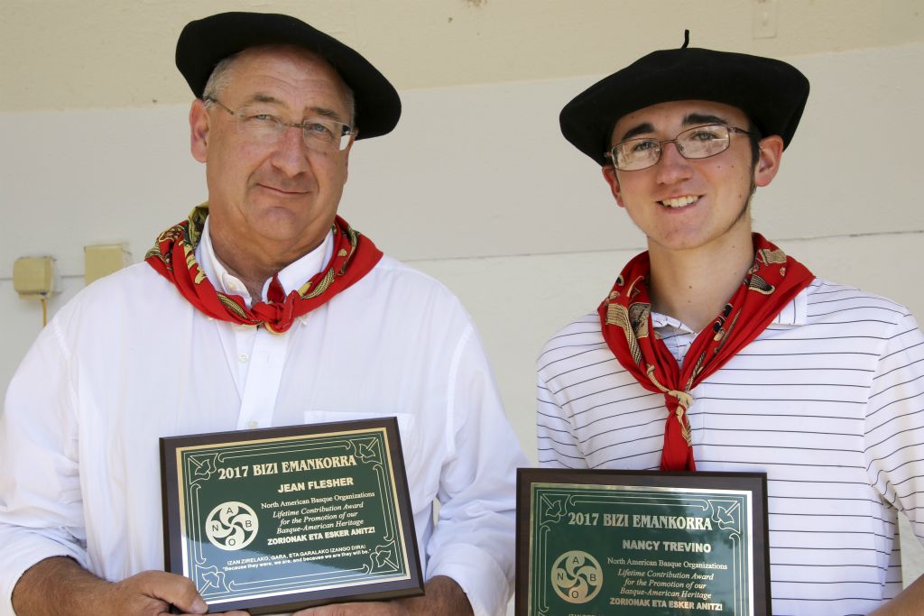 Jean Flesher and Jean Jules Flesher (accepting for Nancy Trevino)