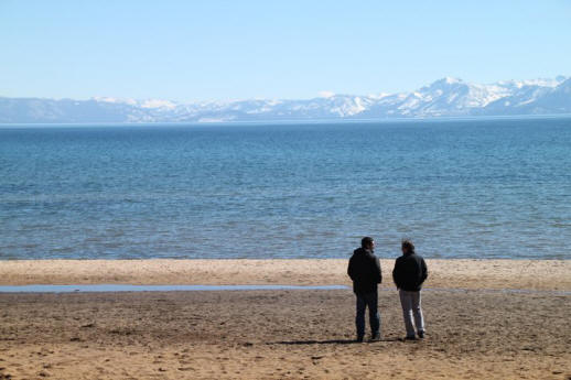 Oier adn Enrike at Lake Tahoe