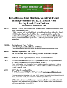 Reno Fall Picnic