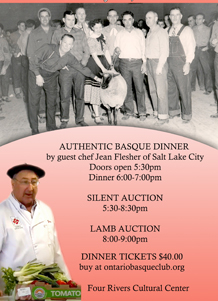 Ontario, Oregon Basque dinner and auction