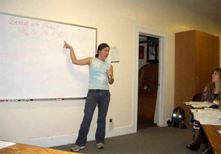 Langauge classes at Basque Museum