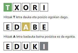 Wordle Euskaraz