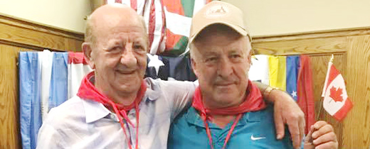 Patxi Altuna and Rufino Iribarren - team Canada - 2017 Txapeldunak