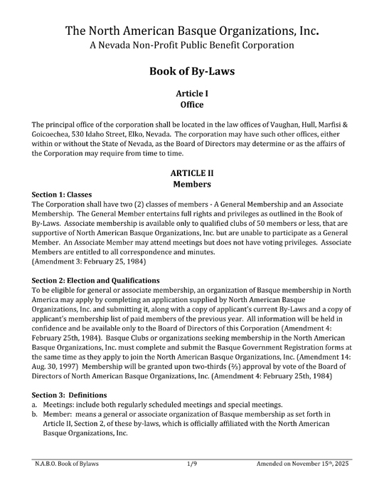 Bylaws